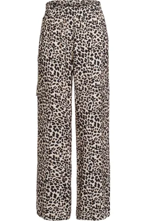 Marc Aurel Femme, Pantalons, Gris, Taille: 42 FR Pantalon Femme Style Cargo à Imprimé Léopard