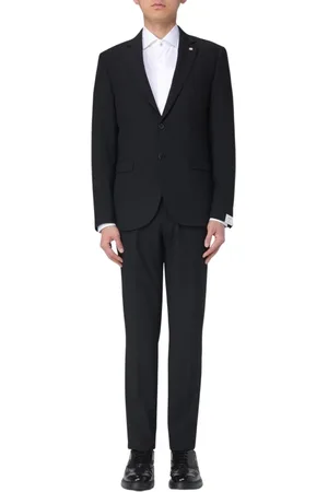 Manuel Ritz Homme, Costumes, Noir, Taille: XL Costume Formel Bleu Élégant
