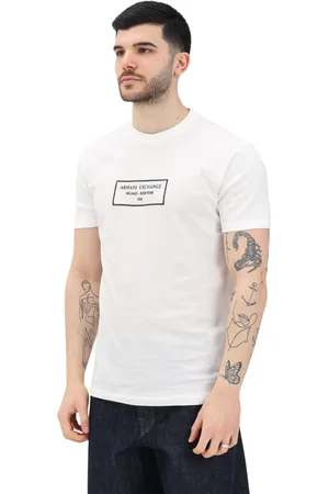 Armani Exchange Homme, Tops, , Taille: XL T-shirt urbain avec logo brodé