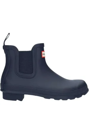Hunter Femme, Chaussures, Bleu, Taille: 37 EU Botte Chelsea classique pour homme