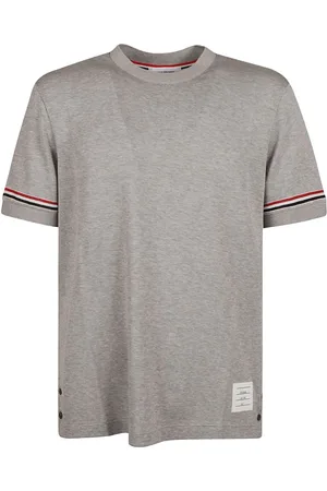 Thom Browne Homme, Tops, Gris, Taille: M T-shirt élégant pour hommes et femmes