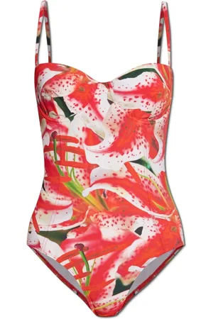Tory Burch Femme, Maillots de bain, Rouge, Taille: 40 FR Maillot de bain une pièce à motif floral