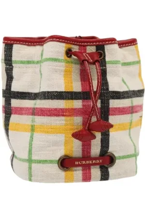 Burberry Femme, Pre-owned, Multicolore, Taille: ONE Size Pre-owned Toile trousses-de-toilette