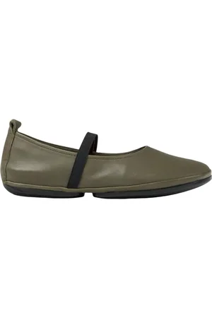 Camper Femme, Chaussures, Vert, Taille: 38 EU Chaussures Plates Ballerine Vertes