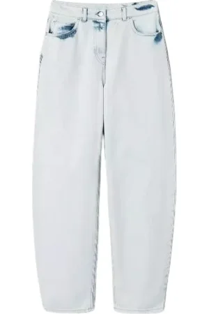 Twin-Set Femme, Jeans, Bleu, Taille: W29 Barrel Line Denim Jeans