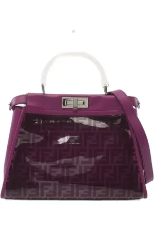 Fendi Femme, Pre-owned, Violet, Taille: ONE Size Pre-owned Plastique sacs-fendi