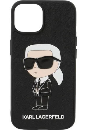 Karl Lagerfeld Homme, Accessoires, Noir, Taille: ONE Size Étui pour iPhone 13 Pro Max