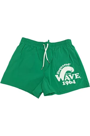Dsquared2 Homme, Maillots de bain, Vert, Taille: M Boxer Surfer Gang Rave