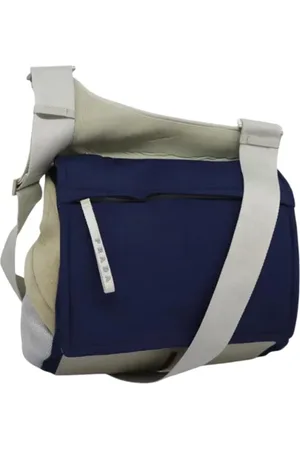 Prada Femme, Pre-owned, Bleu, Taille: ONE Size Pre-owned Nylon sacs-prada