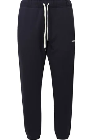 Autry Homme, Pantalons, Bleu, Taille: 2XL Pantalon de survêtement avec logo brodé et cordon de serrage à la taille