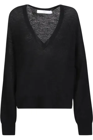 IRO Femme, Pulls, Noir, Taille: 36 FR Pull noir en laine d