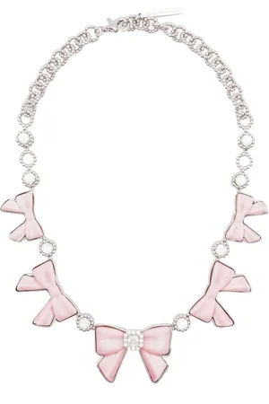 Shushu/Tong Femme, Accessoires, Rose, Taille: ONE Size Bijoux en Argent avec Cristaux