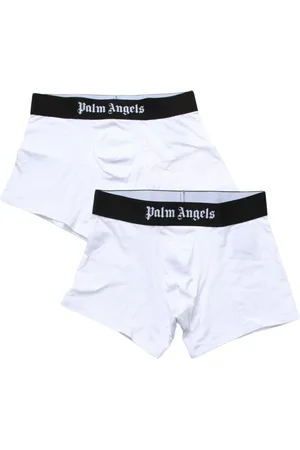 Palm Angels Homme, Sous-vêtements, Blanc, Taille: XL Sous-vêtements Classiques Homme 2-Pack
