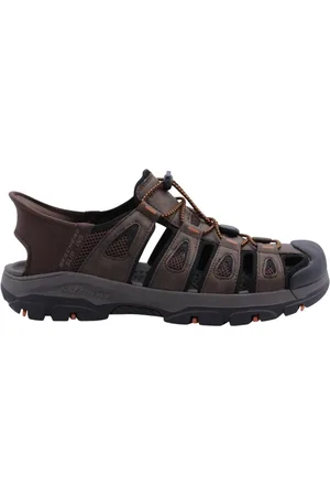 Skechers Homme, Chaussures, Brun, Taille: 44 EU Sandales de Pêcheur pour Homme
