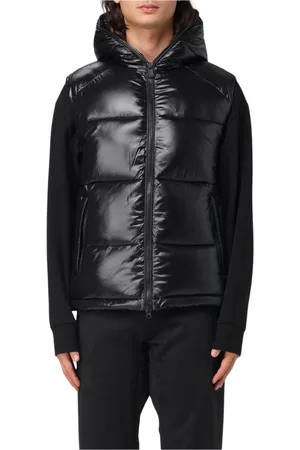 save the duck Homme, Vestes, Noir, Taille: L Veste rembourrée noire résistante à l