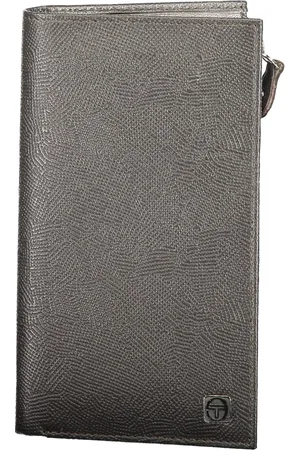 Sergio Tacchini Homme, Accessoires, Brun, Taille: ONE Size Portefeuille Homme Marron avec Fermeture Éclair