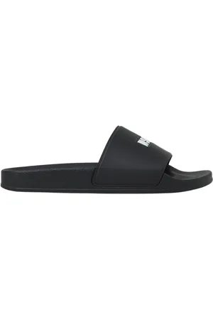 Msgm Homme, Chaussures, Noir, Taille: 40 EU Sandales noires élégantes pour hommes