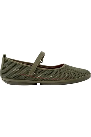 Camper Femme, Chaussures, Vert, Taille: 39 EU Ballarines en maille verte