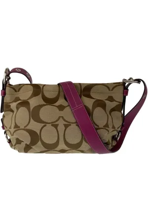 Coach Femme, Pre-owned, , Taille: ONE Size Pre-owned Toile sacs-ports-paule