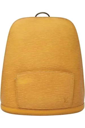 LOUIS VUITTON Femme, Pre-owned, Jaune, Taille: ONE Size Pre-owned Cuir sacs-dos