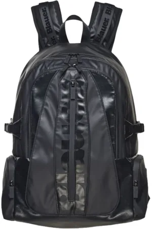 Blauer Homme, Sacs, Noir, Taille: ONE Size Sac à dos urbain noir moderne