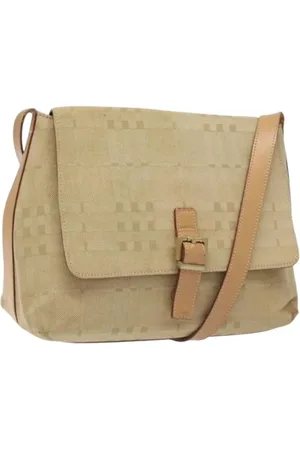 Burberry Femme, Pre-owned, , Taille: ONE Size Pre-owned Toile sacs-ports-paule