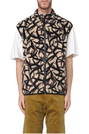 Gramicci Homme, Vestes, Multicolore, Taille: L Gilet imprimé à col haut
