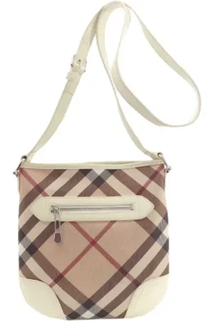 Burberry Femme, Pre-owned, , Taille: ONE Size Pre-owned Tissu sacs-ports-paule