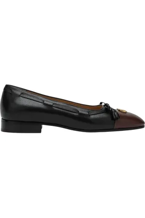 VALENTINO GARAVANI Femme, Chaussures, Noir, Taille: 41 EU Ballerines Café avec Détails