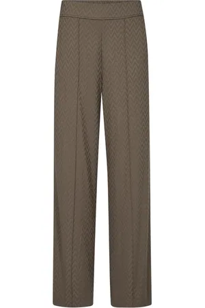 Mos Mosh Femme, Pantalons, Brun, Taille: 44 FR Pantalon de printemps en jacquard Chocolate Chip