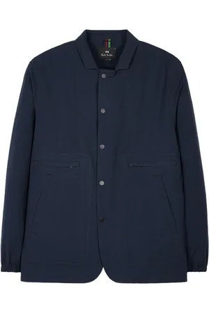 Paul Smith Homme, Vestes, Bleu, Taille: M Veste Texturée Marine avec Stretch
