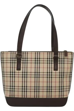 Burberry Femme, Pre-owned, , Taille: ONE Size Pre-owned Toile sacs-main