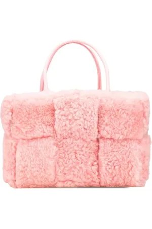 Bottega Veneta Femme, Pre-owned, Rose, Taille: ONE Size Pre-owned Cuir sacs-main