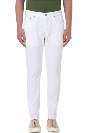 Dondup Homme, Jeans, Blanc, Taille: W31 Jean Droit Blanc