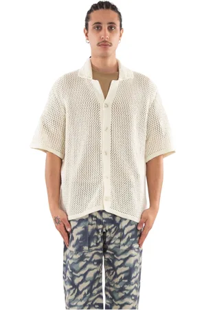Garment Workshop Homme, Chemises, , Taille: S Chemise en Crochet Tricoté en Gw018