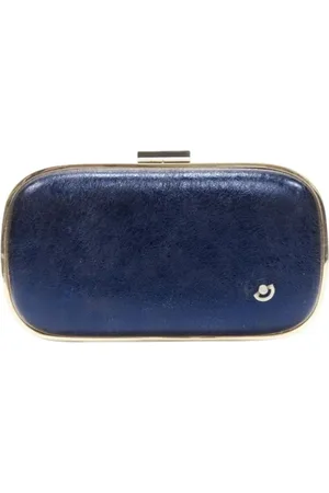 Anya Hindmarch Femme, Pre-owned, Bleu, Taille: ONE Size Pre-owned Cuir pochettes-minaudieres