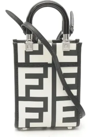 Fendi Femme, Pre-owned, Noir, Taille: ONE Size Pre-owned Cuir sacs-main
