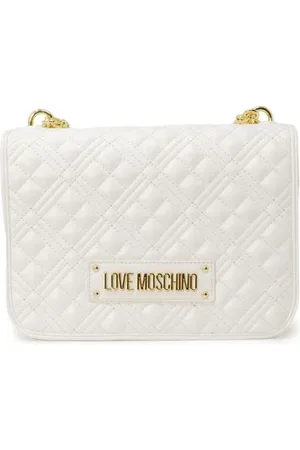 Moschino Femme, Sacs, Blanc, Taille: ONE Size Sac à main blanc en polyéthylène pour femme