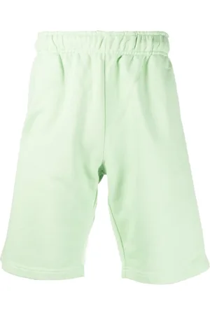 032c Homme, Shorts, Vert, Taille: L Shorts de Sport Vert Phosphore