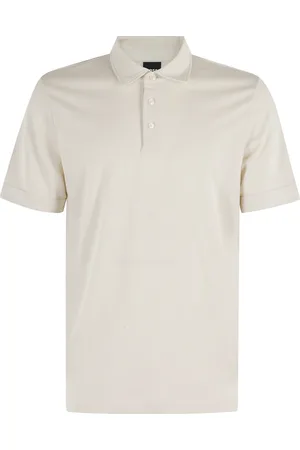 HUGO BOSS Homme, Tops, , Taille: L Polo Crème Léger Piqué