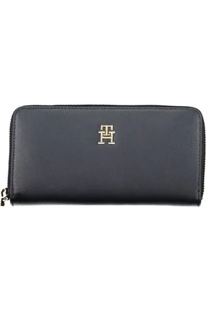 Tommy Hilfiger Femme, Accessoires, Bleu, Taille: ONE Size Portefeuille Organisateur Bleu avec Fermeture Éclair
