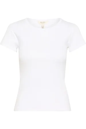 Part Two Femme, Tops, Blanc, Taille: 42 FR Tee-shirt à rayures Bright