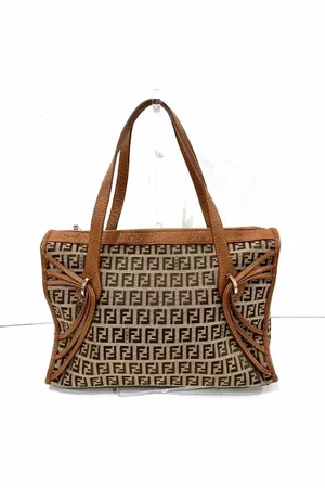 Fendi Femme, Pre-owned, Brun, Taille: ONE Size Pre-owned Toile sacs-main