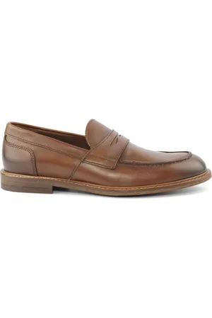 MARCO FERRETTI Homme, Chaussures, Brun, Taille: 43 EU Chaussures de College en Cuir Marron