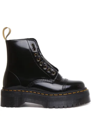 Dr. Martens Femme, Chaussures, Noir, Taille: 41 EU Bottes Plateformes Noires Végan Sinclair