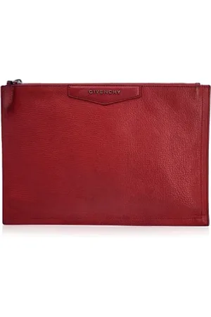 Givenchy Femme, Pre-owned, Rouge, Taille: ONE Size Pre-owned Cuir pochettes-minaudieres