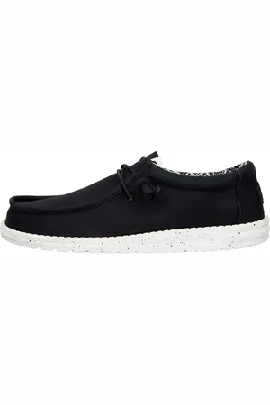 Hey dude Homme, Chaussures, Noir, Taille: 46 EU Wally Toile Chaussures Noir Blanc