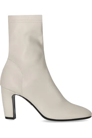 Strategia Femme, Chaussures, Blanc, Taille: 40 EU Bottine Blanche à Talon