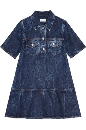 Ganni Femme, Robes, Bleu, Taille: 38 FR Robe de jour