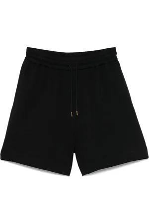 Moncler Femme, Shorts, Noir, Taille: 40 FR Shorts avec Logo, Décontracté et Élégant